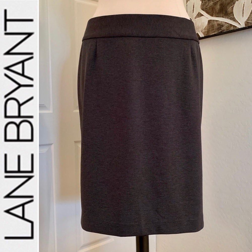 Lane Bryant Dark Gray Skirt Size 18/20